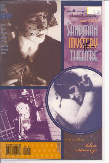 Sandman Mystery Theatre # 15, 7.5 VF -