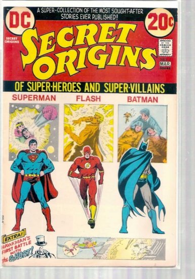SECRET ORIGINS # 1, 4.5 VG +
