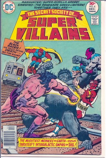SECRET SOCIETY OF SUPER VILLAINS # 4, 4.5 VG +