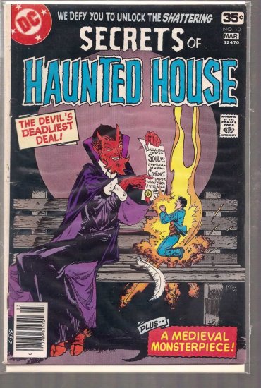 SECRETS OF HAUNTED HOUSE # 10, 4.5 VG +