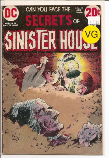 Secrets Of Sinister House # 11, 4.0 VG