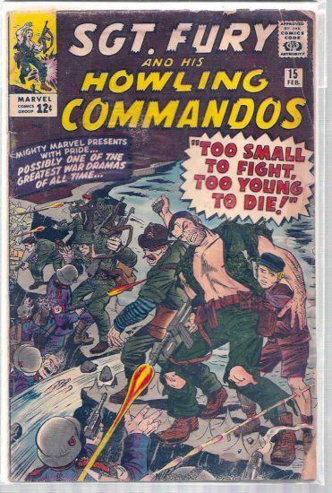 SGT. FURY # 15, 1.0 FR