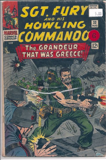 Sgt. Fury # 33, 2.0 GD