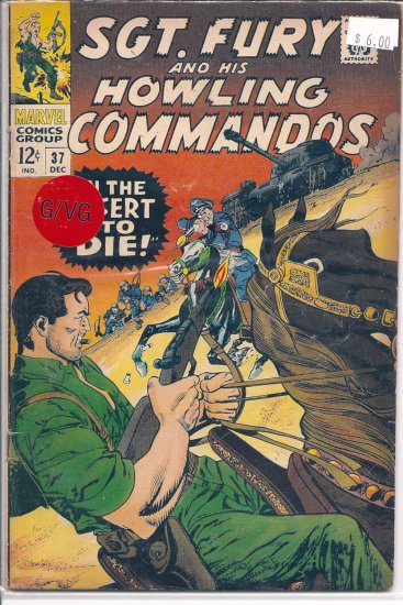 Sgt. Fury # 37, 3.0 GD/VG