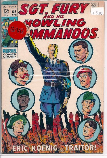 Sgt. Fury # 65, 3.0 GD/VG