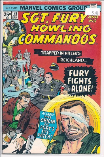 Sgt. Fury # 129, 4.0 VG