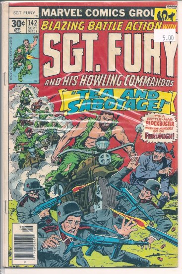 Sgt. Fury # 142, 2.5 GD +