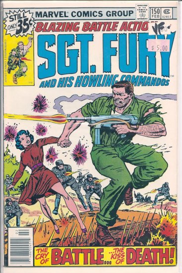 Sgt. Fury # 150, 7.5 VF -
