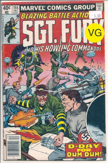 Sgt. Fury # 155, 4.0 VG