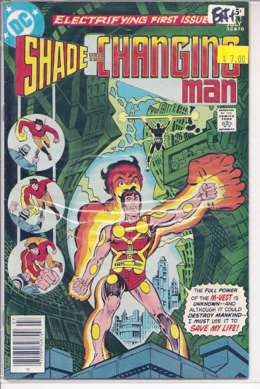 Shade, The Changing Man # 1, 6.5 FN +