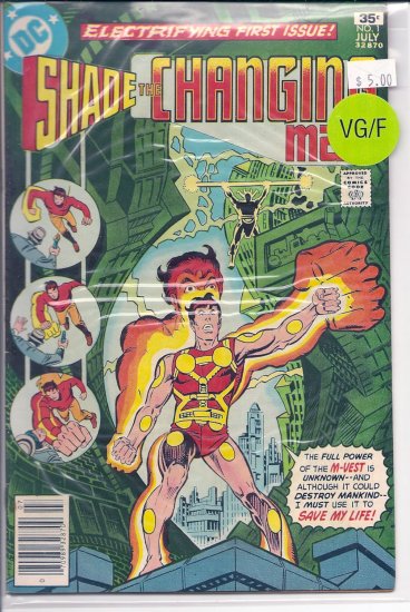 Shade, The Changing Man # 1, 5.0 VG/FN