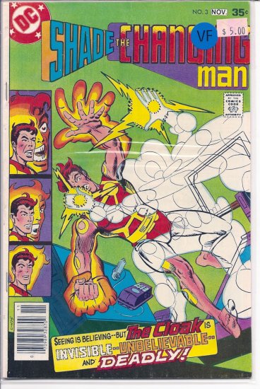 Shade, The Changing Man # 3, 8.0 VF