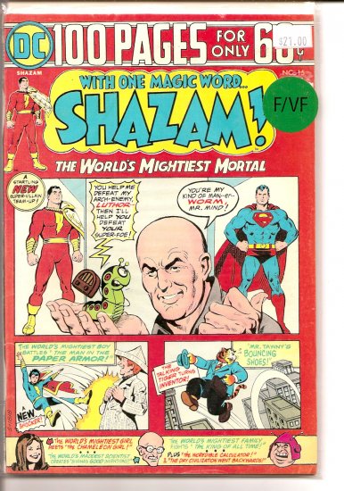 Shazam! # 15, 7.0 FN/VF