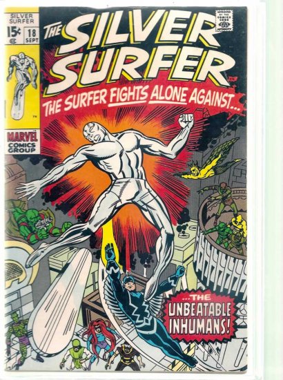 SILVER SURFER # 18, 4.5 VG +