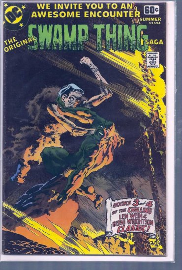 SPECIAL SERIES ORIGINAL SWAMP THING SAGA # 14, 9.0 VF/NM