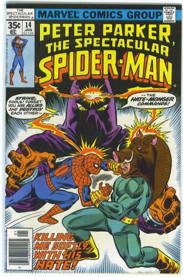 Spectacular Spider-Man # 14, 7.5 VF -