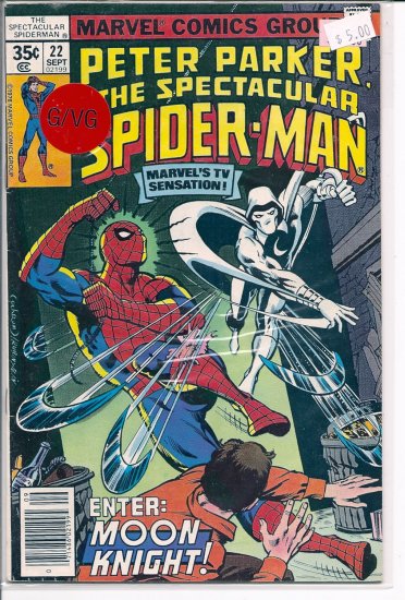 Spectacular Spider-Man, Peter Parker # 22, 3.0 GD/VG