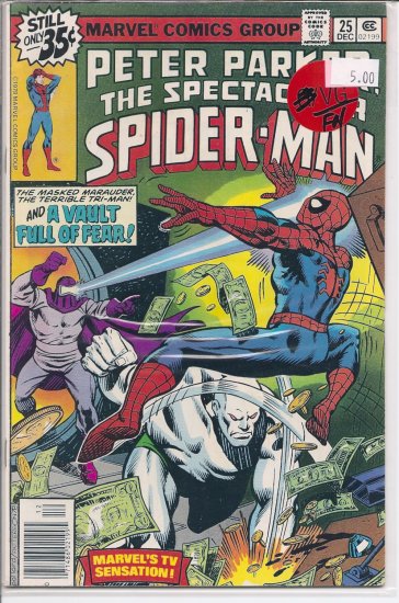 Spectacular Spider-Man, Peter Parker # 25, 5.5 FN -