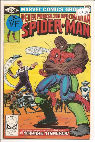Spectacular Spider-Man, Peter Parker # 53, 7.0 FN/VF