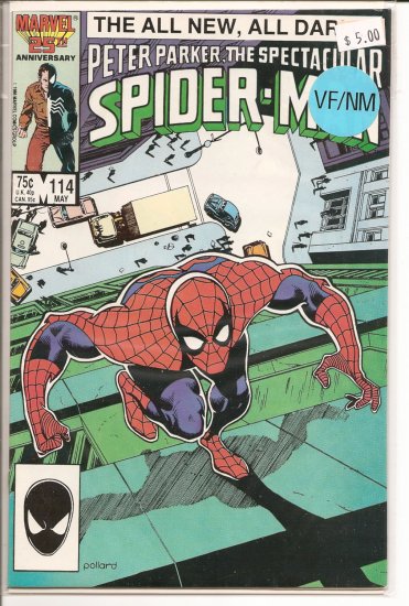 Spectacular Spider-Man, Peter Parker # 114, 9.0 VF/NM