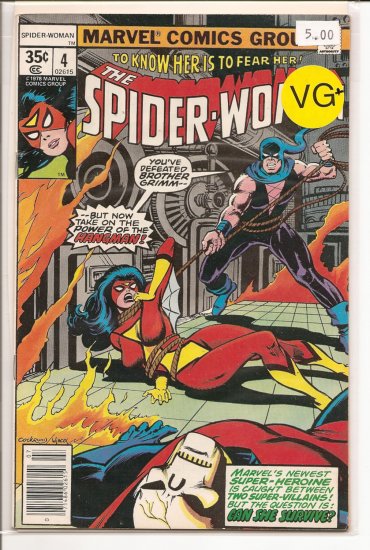 Spider-Woman # 4, 4.5 VG +