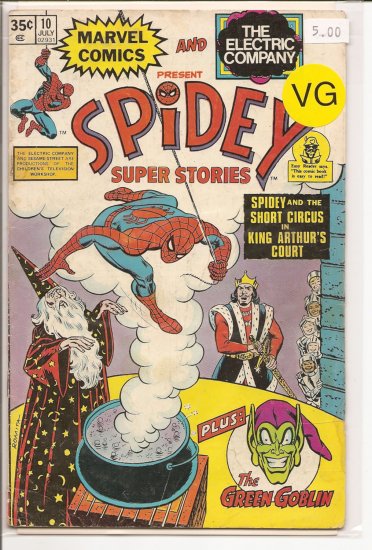 Spidey Super Stories # 10, 4.0 VG