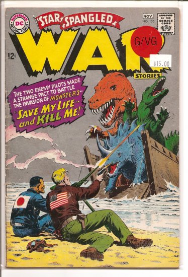 Star Spangled War Stories # 135, 3.0 GD/VG