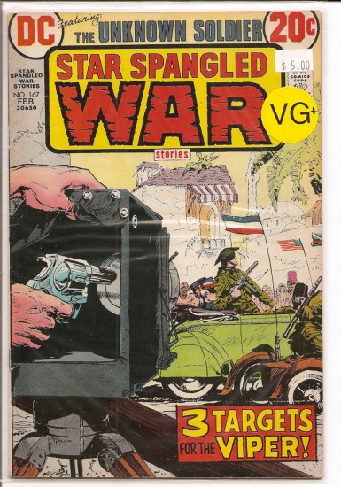 Star Spangled War Stories # 167, 4.5 VG +