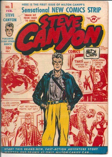 STEVE CANYON COMICS # 1, 4.5 VG +