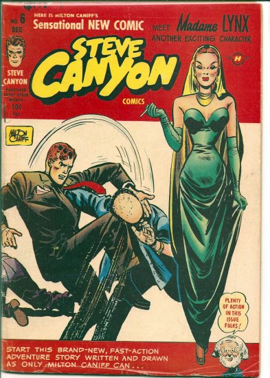 STEVE CANYON COMICS # 6, 4.0 VG