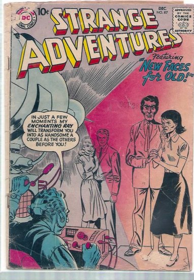STRANGE ADVENTURES # 87, 2.0 GD