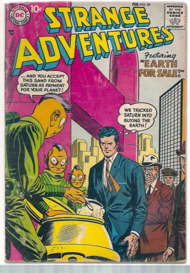 STRANGE ADVENTURES # 89, 2.5 GD +