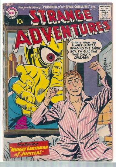 STRANGE ADVENTURES # 91, 1.5 FR/GD