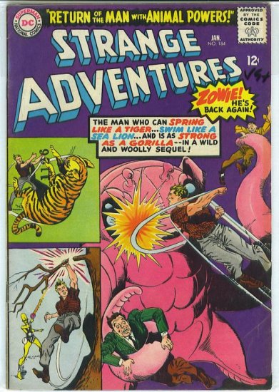 Strange Adventures # 184, 4.5 VG +