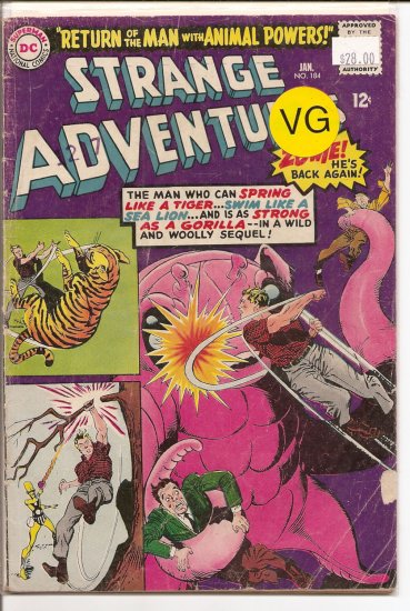 Strange Adventures # 184, 4.0 VG