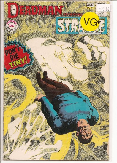 Strange Adventures # 213, 4.5 VG +