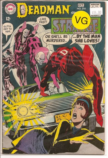 Strange Adventures # 214, 4.0 VG