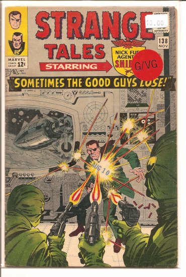 Strange Tales # 138, 3.0 GD/VG