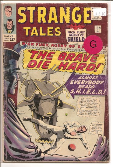 Strange Tales # 139, 2.0 GD