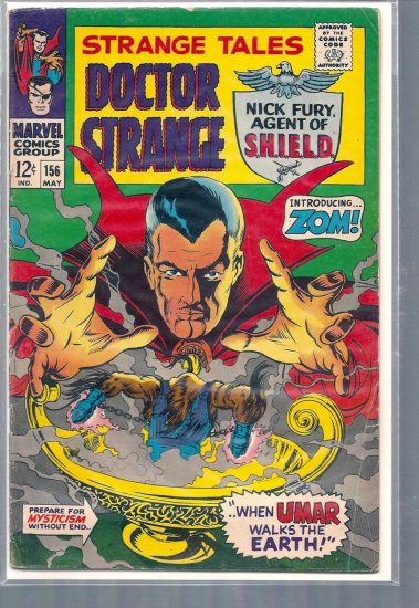 STRANGE TALES # 156, 4.0 VG