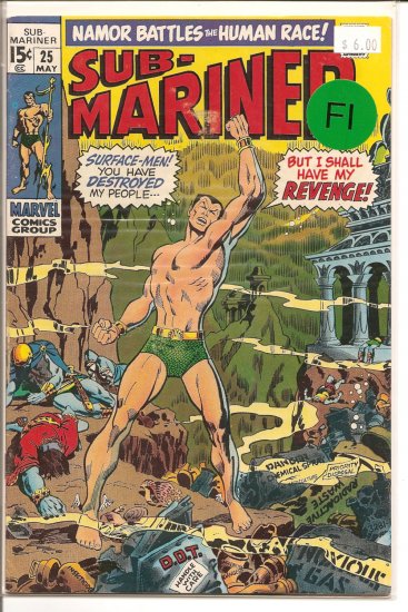 Sub-Mariner # 25, 6.0 FN