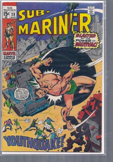 SUB-MARINER # 28, 4.5 VG +