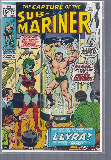 SUB-MARINER # 32, 4.5 VG +