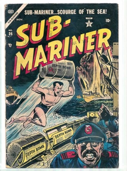 SUB-MARINER # 36, 1.5 FR/GD