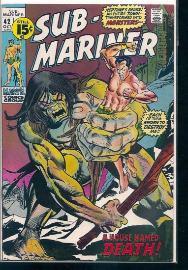SUB-MARINER # 42, 5.0 VG/FN