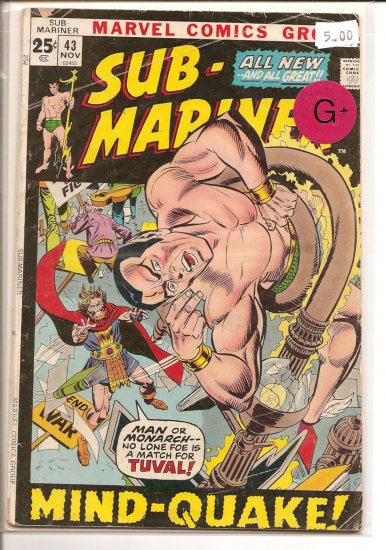 Sub-Mariner # 43, 2.5 GD +