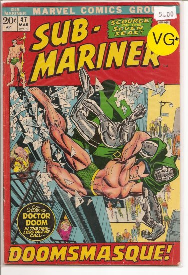Sub-Mariner # 47, 4.5 VG +