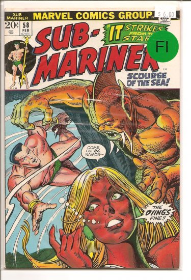 Sub-Mariner # 58, 6.0 FN