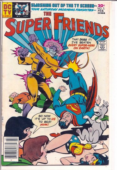 SUPER FRIENDS # 3, 4.5 VG +