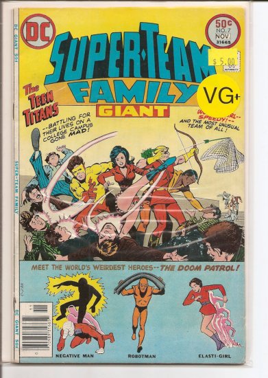 Super-Team Family # 7, 4.5 VG +